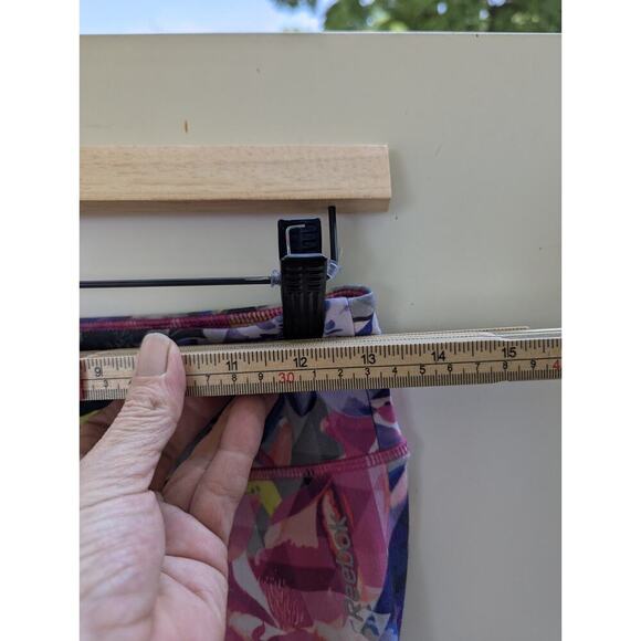 Reebok Capri Leggings Colorful Floral Compression Running Yoga SZ Small - Picture 5 of 8